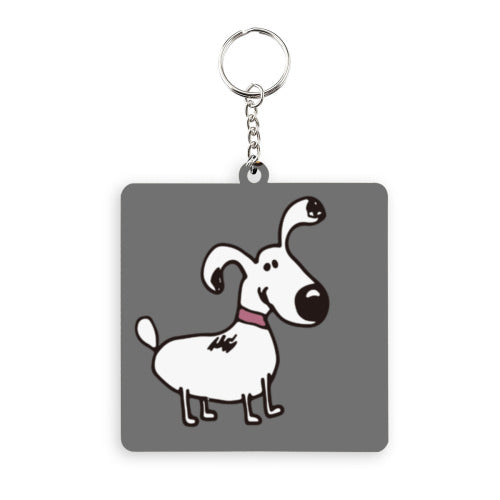 Wooden Memory Keychain — personalized engraved gift, lifestyle photo