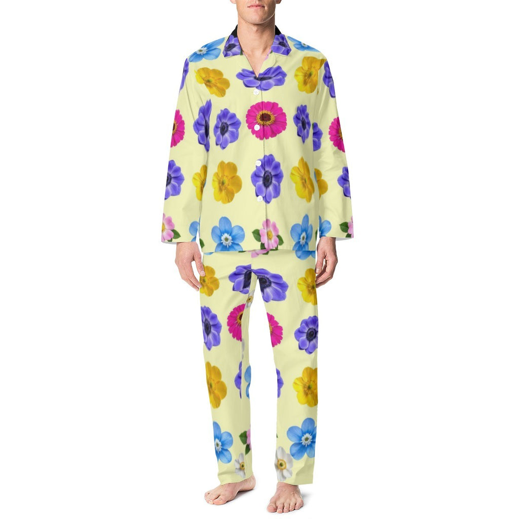Flowers Women's Pajama Set — wear your story, back view