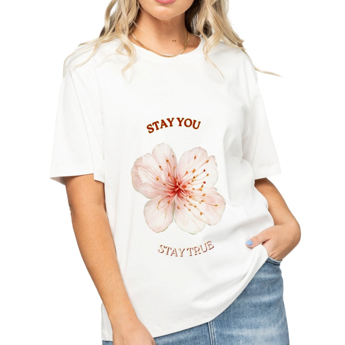 Women's Sakura Blossom T-Shirt — alternate view