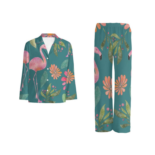 Pink Flamingo Women's Pajama Set — Cozy & Custom