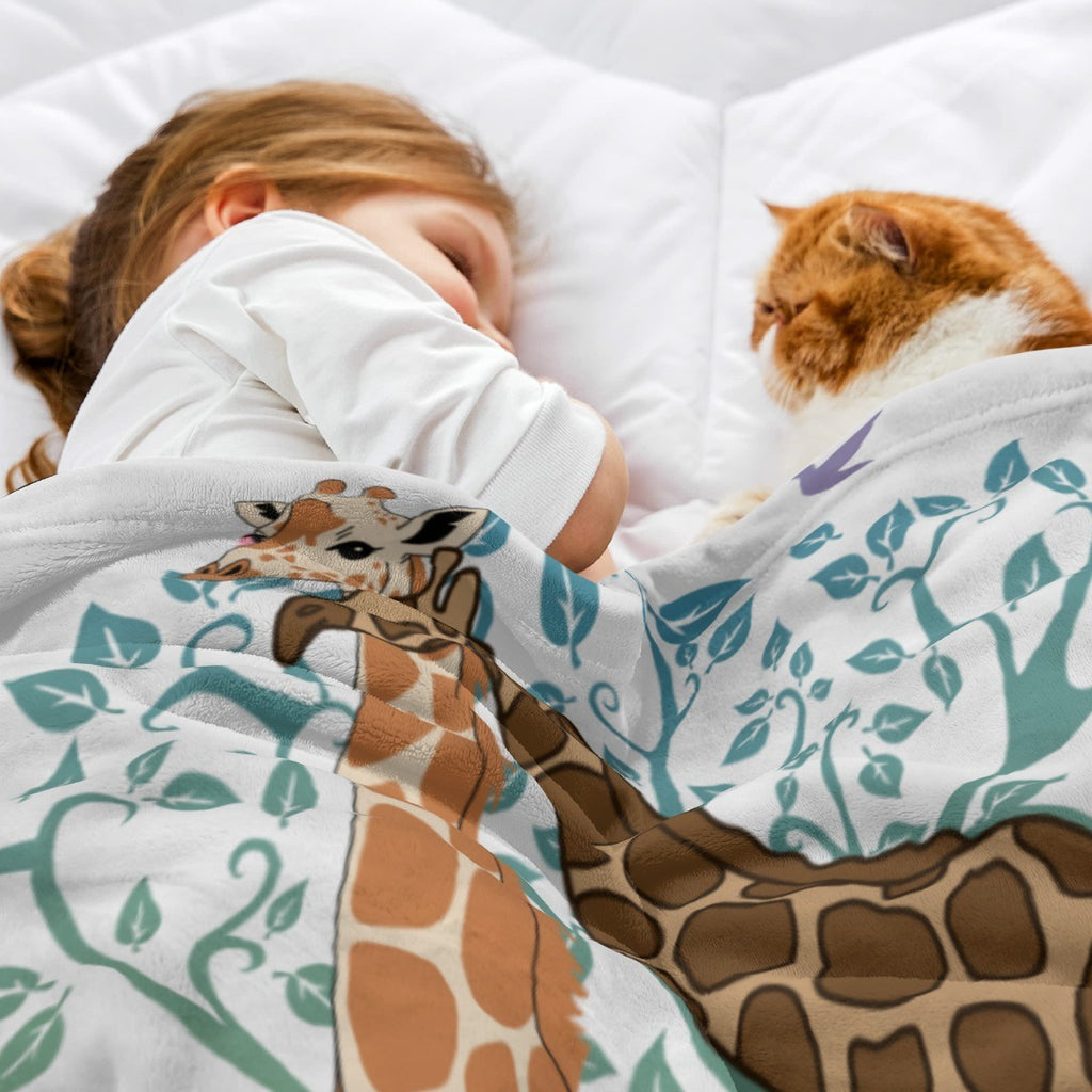 Pet & Family Blanket — personalized photo keepsake, lifestyle photo