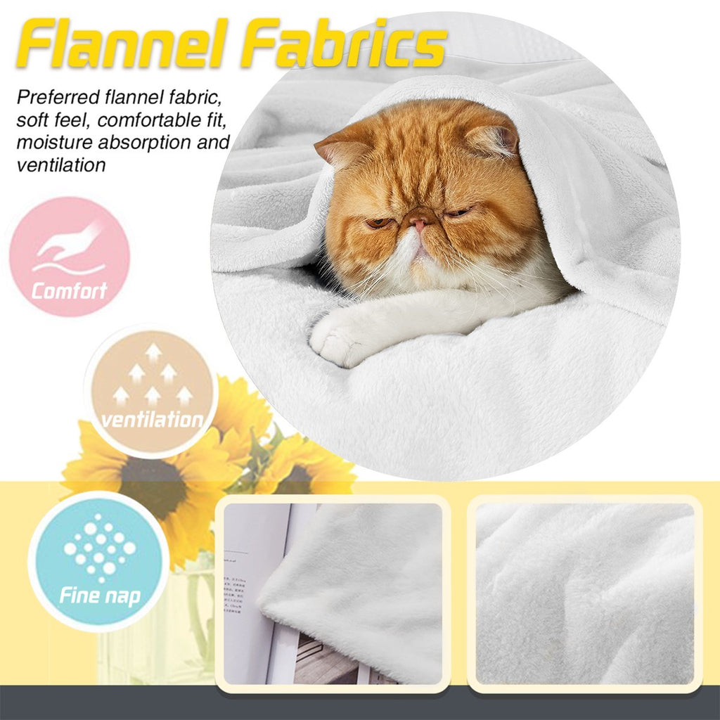 Pet & Family Blanket — personalized photo keepsake, close-up