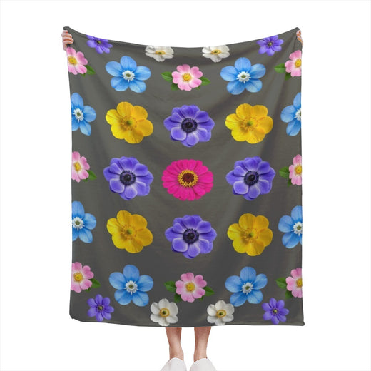Flowers Story Blanket — Your Design, Your Story