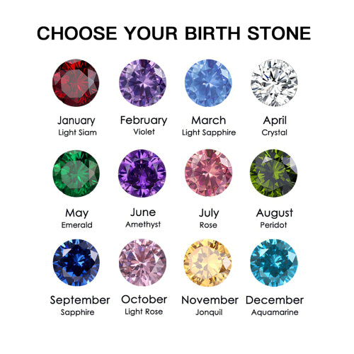 Wrap Name Ring — personalized name birthstone ring, packaging photo