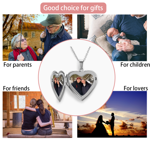 Forever Heart Locket — photo locket necklace, styled photo