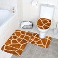 Urban Graffiti Bathroom Four-Piece Set - Shower Curtain & Bath Mats — alternate view