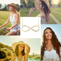 Infinite Name Necklace — personalized name jewelry, front view