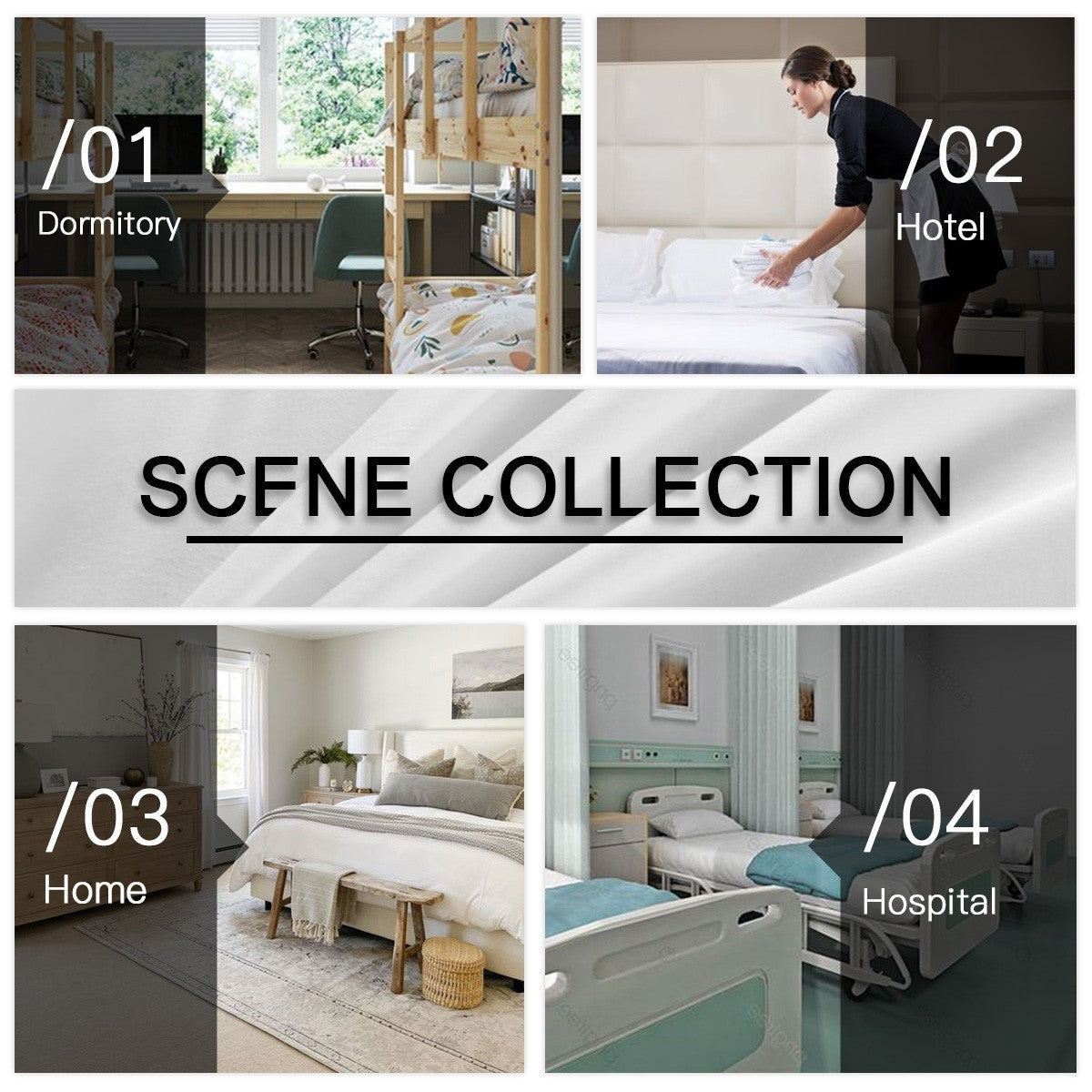 MAAT Luxury Bedroom Transformation Set — designer bedding, styled photo