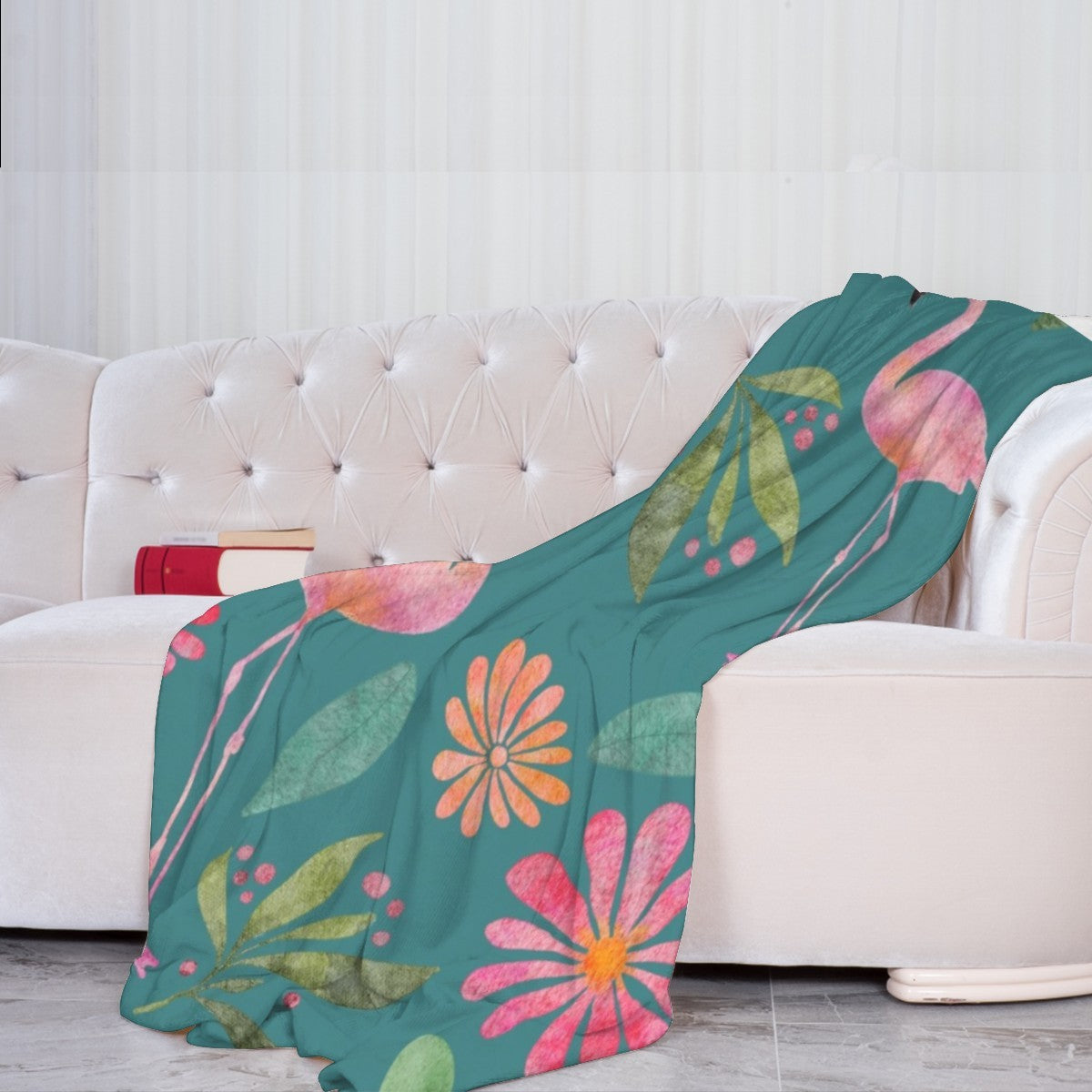 Premium Double-Layer Personalized Blanket — custom photo gift, front view