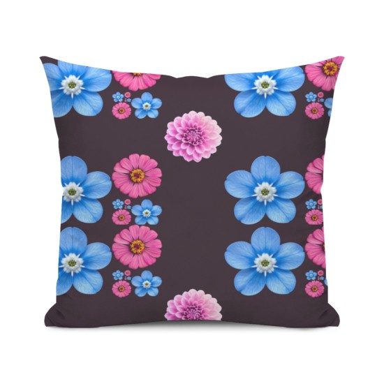 Premium Floral Cushion Cover — Stay You Stay True Collection, styled photo
