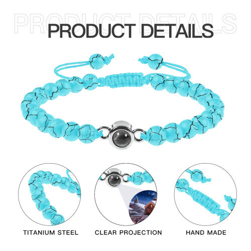 Secret Projection Bracelet - Hidden Photo & Love Message — alternate view