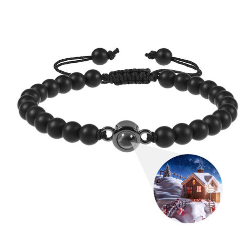 Secret Projection Bracelet — hidden photo love message, lifestyle photo