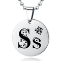 Forever Paw ID Tag — personalized engraved pet tag, front view
