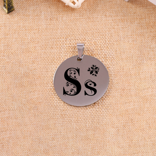 Forever Paw ID Tag — personalized engraved pet tag, styled photo