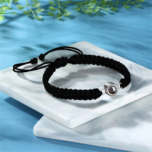 Adjustable Photo Bracelet — hidden memory bracelet, lifestyle photo