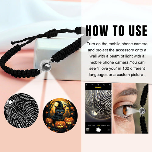 Adjustable Photo Bracelet — hidden memory bracelet, styled photo