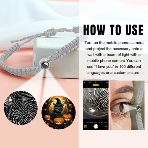 Adjustable Photo Bracelet - Hidden Memory Bracelet — view 16