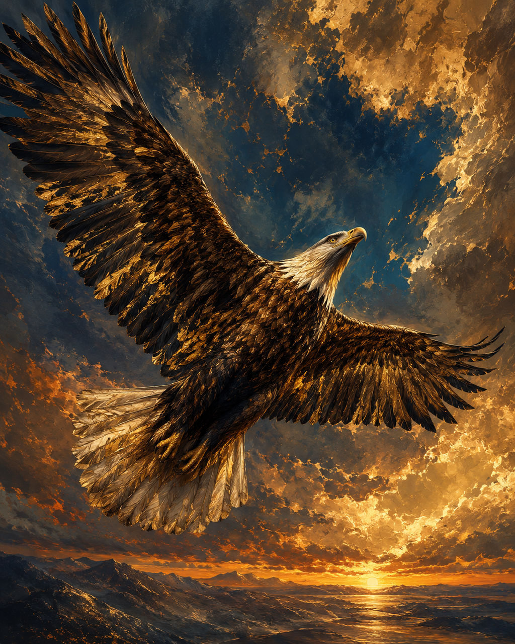 Sacred Trio Bundle — Eagle Vision printable wall art