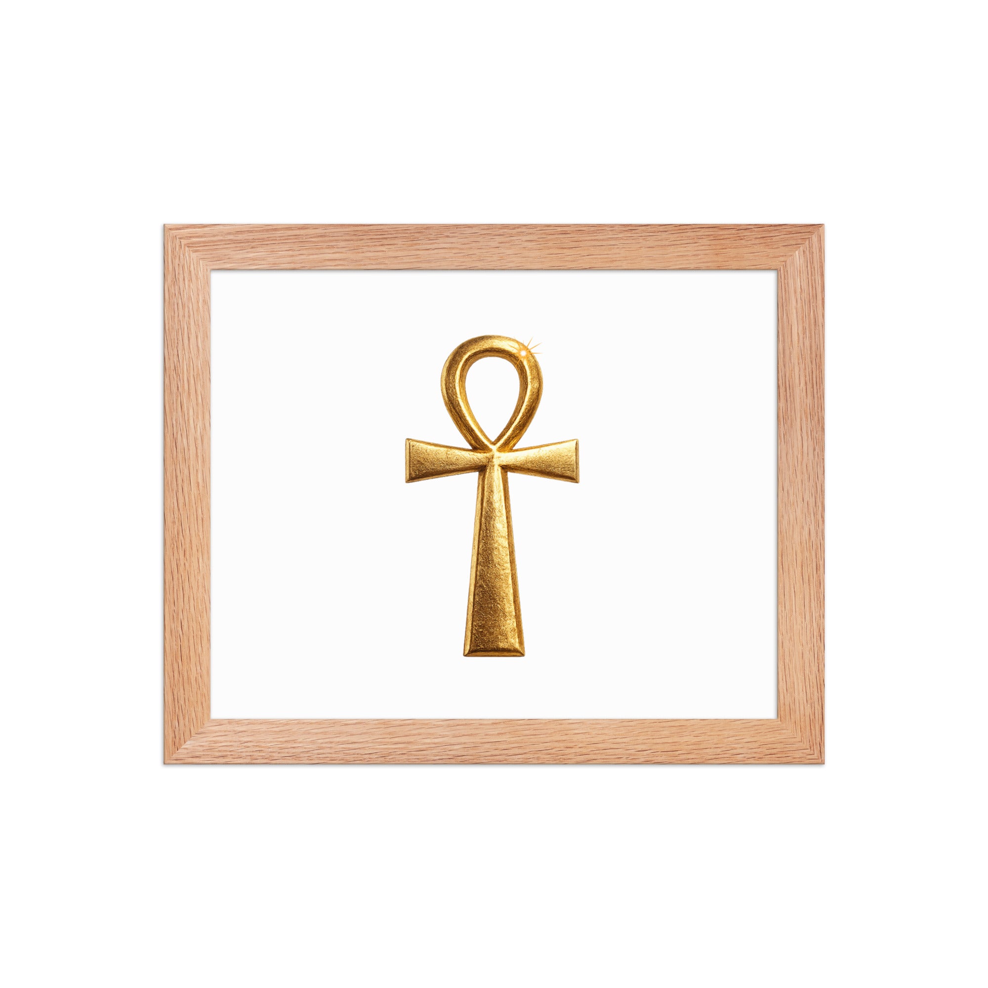 Custom Framed Poster — personalized wall art print, detail view