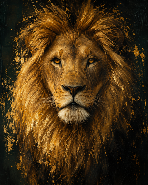 Complete Collection printable wall art — Lion Courage