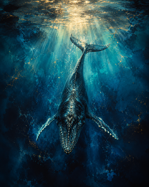 Whale — Serenity — Sacred Wall Art