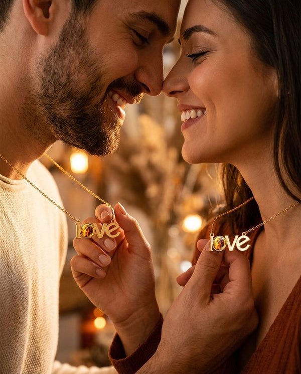 Customer photo — L-O-V-E, one letter each