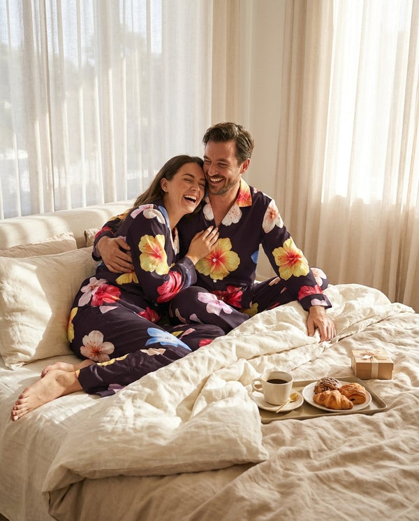 Customer photo — Anniversary pajama tradition