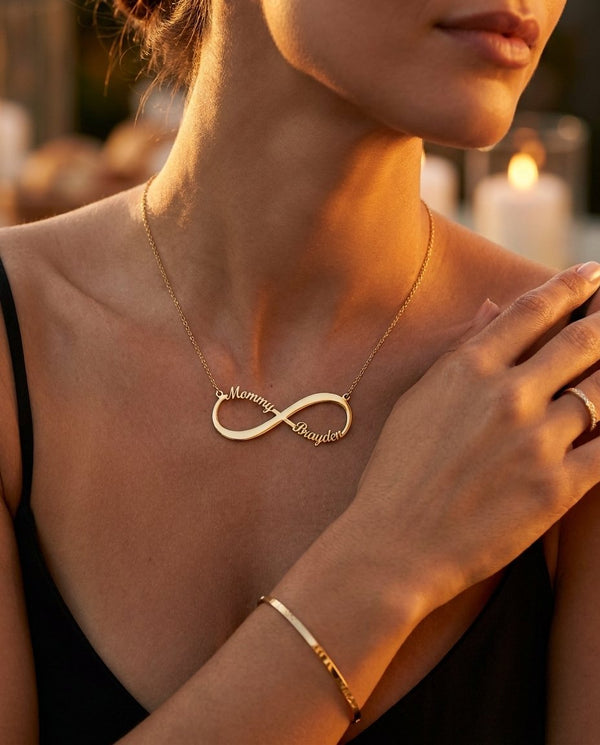 Customer photo — Infinity plus her name