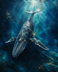 Complete Collection printable wall art — Whale Serenity