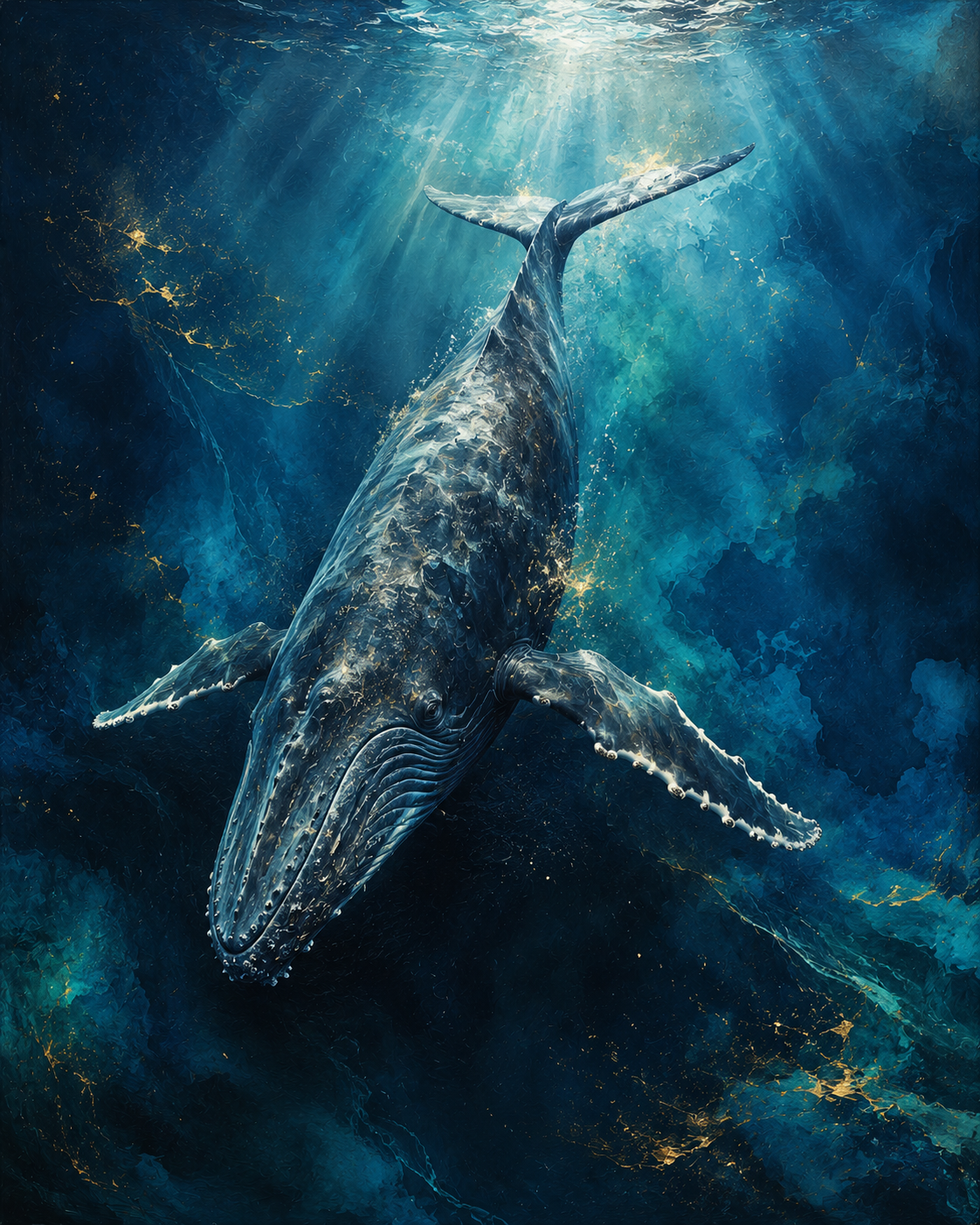 Complete Collection printable wall art — Whale Serenity
