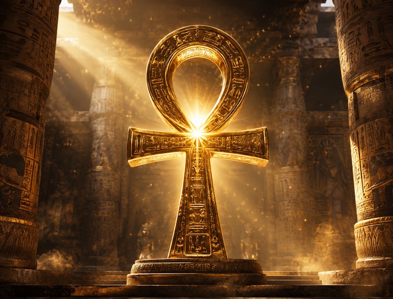 ANKH — Symbol of Life sacred wall art