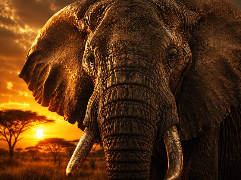 ÉLÉPHANT — Memory and Wisdom sacred wall art